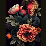 牡丹花纹理