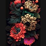 牡丹花装饰画