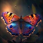 美丽的蝴蝶翅膀