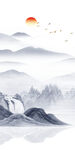 简约 新款山水玄关 tIF分层