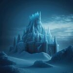冰雪覆盖的城堡