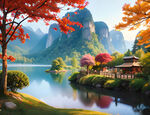 山水风景画