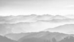 水墨山