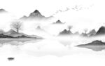 沙发 高档简约山水 Tif分层