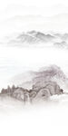 高端 简意玄关山水 Tif分层