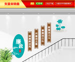 廉政楼梯文化墙