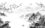 人气 热销灰色山水 TiF分层