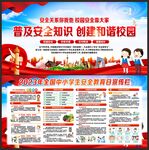 学校安全展板