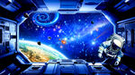 太空宇宙星球宇航员