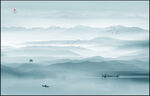 意境水墨山水画
