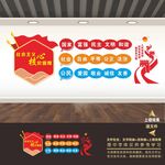 社会主义核心价值观形象墙背景墙