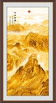 竖幅山水画