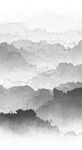 新中式山水抽象画