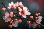 一根桃花枝