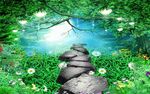  梦幻森林背景墙