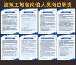 建筑工地各岗位人员岗位职责