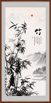 竹子国画