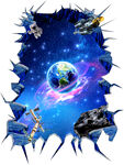 星空立体画