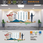 四个引路人校园党建文化墙