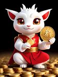 拿金币的小白龙
