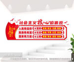 社会主义核心价值观文化墙图片