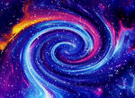 唯美旋涡星空