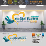 调解室标语文化墙