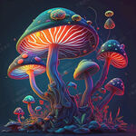 童话梦幻蘑菇