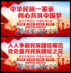 民族团结展板