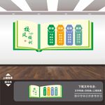 三风一训校园文化墙