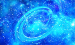 蓝色星空漩涡