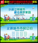 创文明城市海报