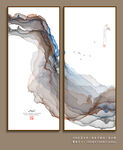 玄关水墨山水