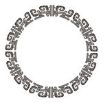 青铜器图案圆环