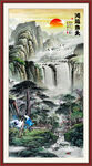 玄关山水画