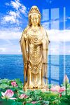 南海观音铜像