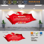 中心任务党建文化墙