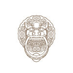 门环线稿