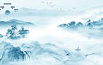 最新 简约电视山水 Tif分层