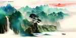 水墨山水