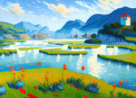 风景油画