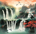 山水风景画