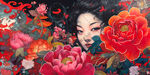 水彩香水插画