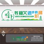图书室展板标语海报挂画