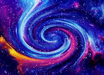 唯美漩涡星空