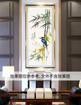玄关竹子装饰