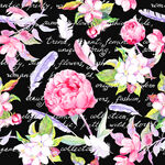 字母花朵
