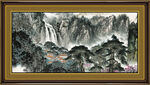 巨幅山水画 