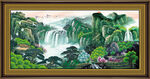 巨幅山水画 