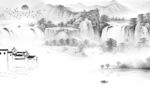客厅 高雅灰色山水 TIf分层